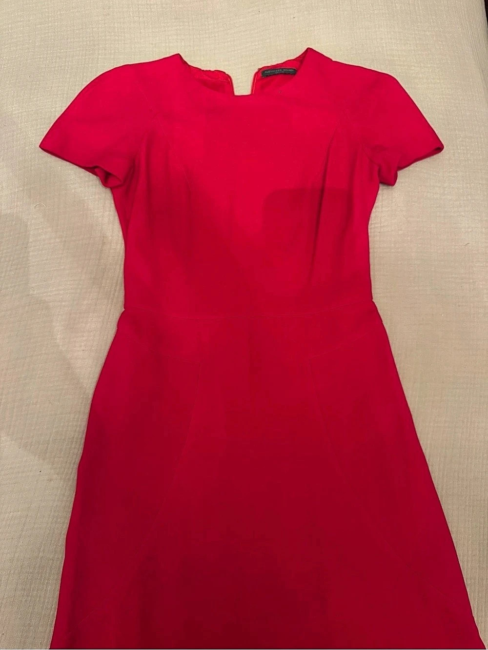 Alexander McQueen Red Maxi Dress Like New